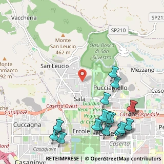 Mappa Via S. Vincenzo, 81100 Villa di Briano CE, Italia (1.5925)