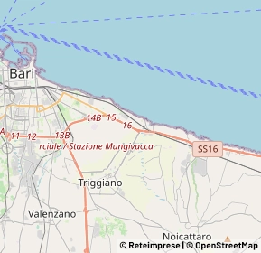 Mappa Complanare Ovest Via Gentile s.n., 70126 Bari BA, Italia (5.847)