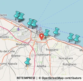 Mappa Via Divisione Paracadutisti della Folgore, 70125 Bari BA, Italia (9.23583)