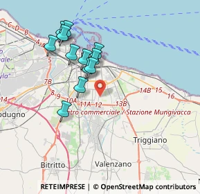 Mappa Via Divisione Paracadutisti della Folgore, 70125 Bari BA, Italia (3.56667)