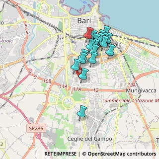 Mappa Str. Vicinale Santa Candida, 70100 Bari BA, Italia (1.6935)