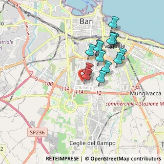 Mappa Strada Vicinale Santa Candida, 70124 Bari BA, Italia (1.66643)