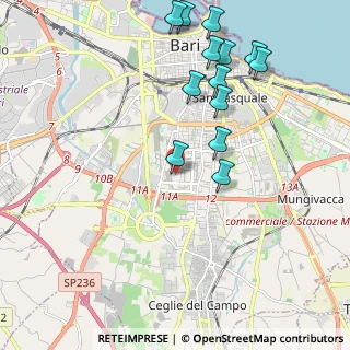 Mappa Strada Vicinale Santa Candida, 70124 Bari BA, Italia (2.42154)