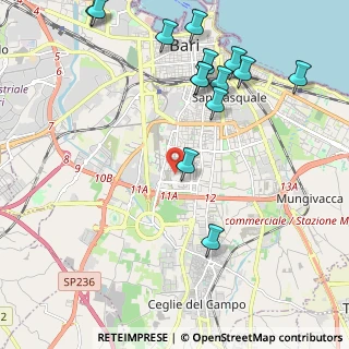 Mappa Strada Vicinale Santa Candida, 70124 Bari BA, Italia (2.73571)