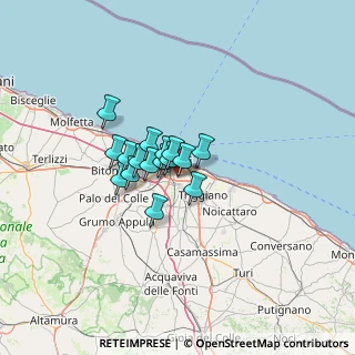 Mappa Str. Vicinale Santa Candida, 70100 Bari BA, Italia (7.97438)