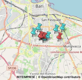 Mappa Viale Luigi de Laurentis, 70124 Bari BA, Italia (0.80182)