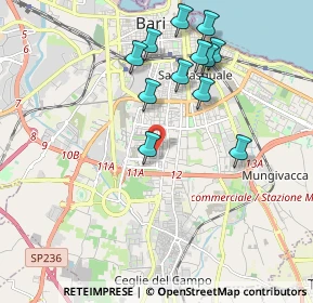 Mappa Viale Luigi de Laurentis, 70124 Bari BA, Italia (2.065)