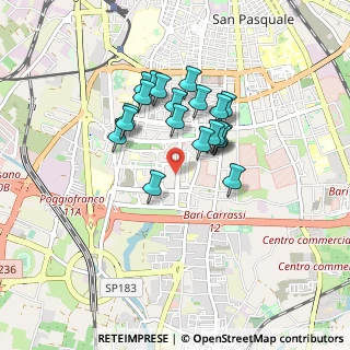 Mappa Viale Luigi de Laurentis, 70124 Bari BA, Italia (0.74)