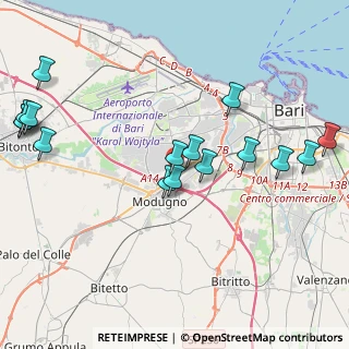 Mappa SS96, 70100 Bari BA, Italia (5.11688)