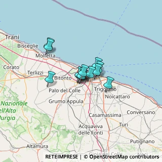 Mappa SS96, 70100 Bari BA, Italia (7.58462)