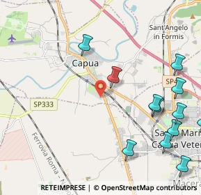 Mappa Strada Statale Appia, 81043 Capua CE, Italia (2.94667)