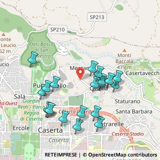 Mappa Via Emanuele de Cillis, 81100 Caserta CE, Italia (1.0795)
