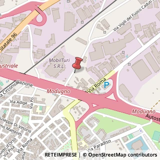Mappa Via Vigili del Fuoco Caduti in Servizio, 3/A, 70026 Modugno, Bari (Puglia)