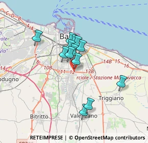 Mappa Via Onofrio Lattanzio, 70125 Bari BA, Italia (2.84154)