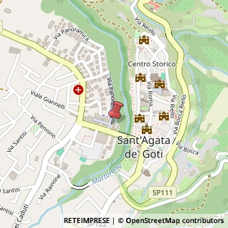 Mappa Via Panoramica, 1, 82019 Sant'Agata de' Goti, Benevento (Campania)