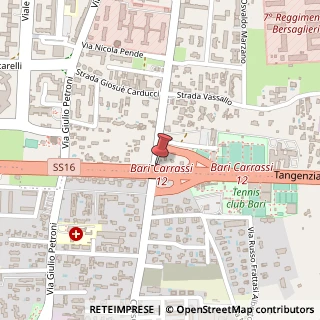 Mappa Corso Alcide de Gasperi, 320, 70125 Bari, Bari (Puglia)