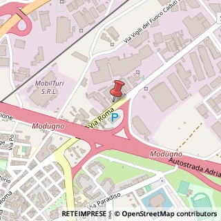 Mappa Via Roma, 124, 70026 Modugno, Bari (Puglia)