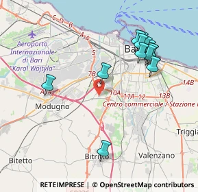 Mappa Strada Carbonara-Modugno, 70124 Bari BA, Italia (4.47692)