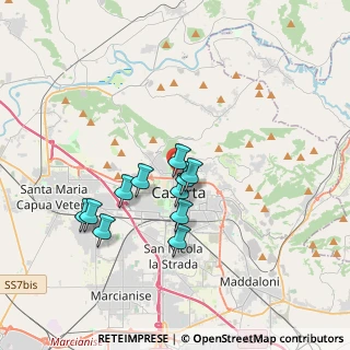 Mappa Via Santissimo Nome di Maria, 81100 Caserta CE, Italia (3.14636)