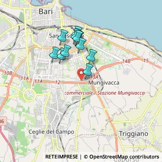 Mappa Via Mario Adamo, 70125 Bari BA, Italia (1.67727)