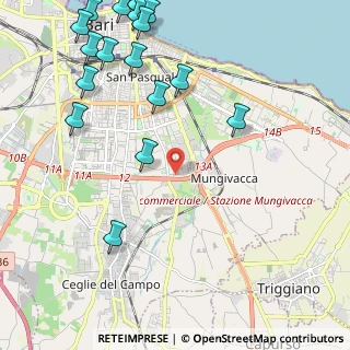 Mappa Via Mario Adamo, 70125 Bari BA, Italia (3.15882)