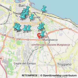 Mappa Via Mario Adamo, 70125 Bari BA, Italia (2.46333)