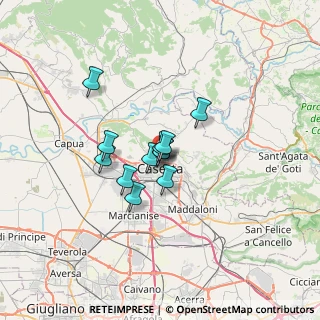 Mappa Via Enrico de Nicola, 81100 Caserta CE, Italia (4.38167)