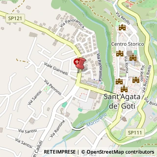 Mappa Via Starza, 12, 82019 Sant'Agata de' Goti, Benevento (Campania)