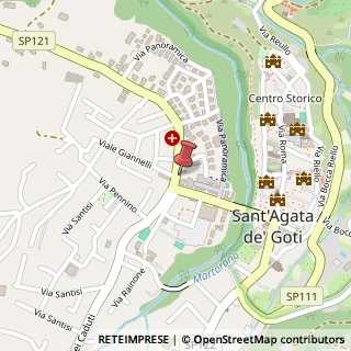 Mappa Via Starza, 5, 82019 Sant'Agata de' Goti, Benevento (Campania)