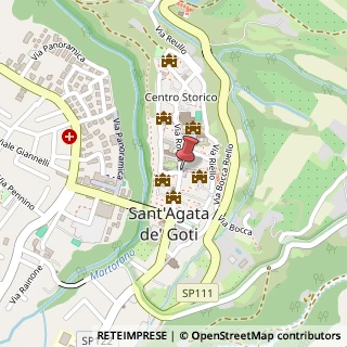 Mappa Piazza del Carmine, 1, 82019 Sant'Agata de' Goti, Benevento (Campania)