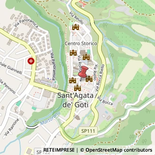 Mappa Via Roma, 27, 82019 Sant'Agata de' Goti, Benevento (Campania)