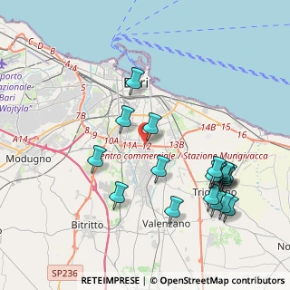Mappa Strada Statale Adriatica, 70125 Bari BA, Italia (4.75316)