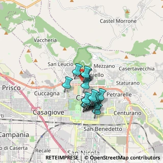 Mappa Via Aviatori D'Italia, 81100 Caserta CE, Italia (1.333)