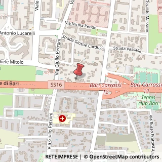 Mappa Via Giulio Petroni, 132c, 70125 Bari, Bari (Puglia)