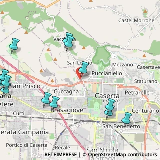 Mappa Via Comunale San Pietro, 81100 Caserta CE, Italia (3.33733)