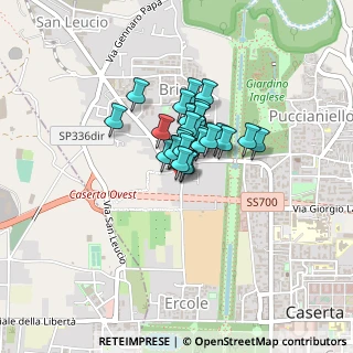 Mappa Via Cupa d'Ercole, 81100 Caserta CE, Italia (0.24643)