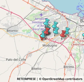 Mappa SP  231 km. 1+057, 70026 Modugno BA, Italia (2.72818)