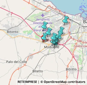 Mappa SP  231 km. 1+057, 70026 Modugno BA, Italia (2.21818)