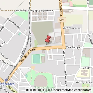 Mappa Via dei Romani, 35, 81055 Caserta, Caserta (Campania)