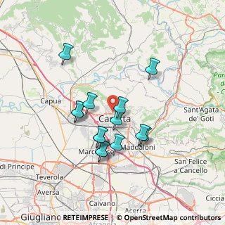 Mappa Via Vespucci traversa, 81100 Caserta CE, Italia (6.59357)