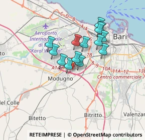 Mappa SP Bari- Modugno, 70026 Modugno BA, Italia (2.84286)