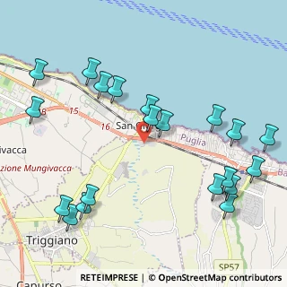 Mappa Strada vicinale San Marco, 70019 Triggiano BA, Italia (2.7205)