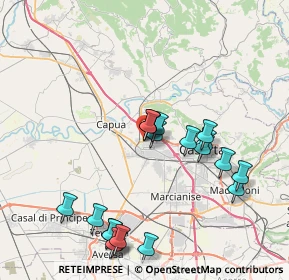 Mappa Via Irlanda, 81055 Santa Maria Capua Vetere CE, Italia (8.621)