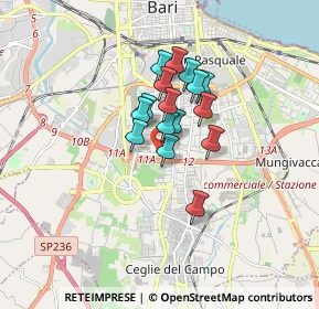 Mappa Via Michele Mitolo, 70128 Bari BA, Italia (1.17625)