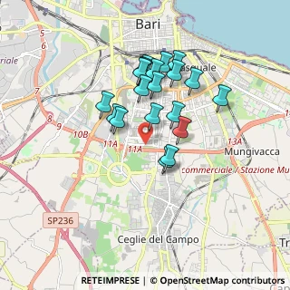 Mappa Via Michele Mitolo, 70128 Bari BA, Italia (1.578)