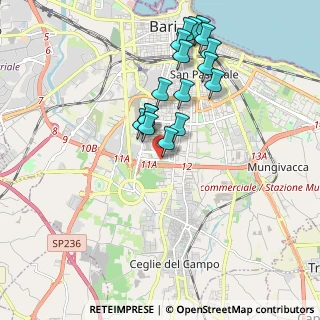 Mappa Via Michele Mitolo, 70128 Bari BA, Italia (1.95294)