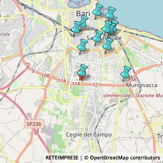 Mappa Via Michele Mitolo, 70128 Bari BA, Italia (2.43917)