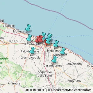 Mappa Via Michele Mitolo, 70128 Bari BA, Italia (8.81429)