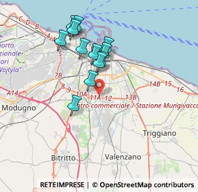 Mappa Via Michele Mitolo, 70128 Bari BA, Italia (3.40833)