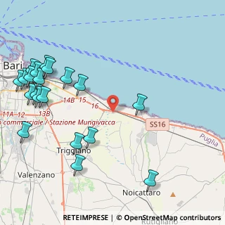 Mappa SS 16 KM810, 70019 Bari BA (6.052)